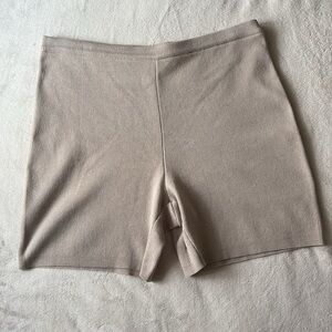 Wayf 98 Ribbed Knit Bike Shorts XL New without Tags Under Dress Under Skirt